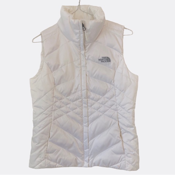 THE NORTH FACE 550 WHITE DOWN PUFFER VEST - Picture 2 of 14